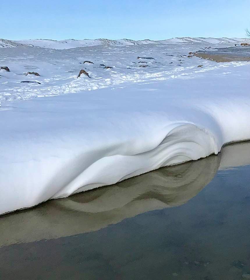 Ice flow on Lake Huron February 1 2021